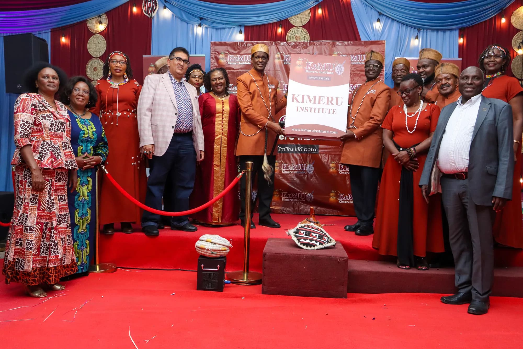 Kimeru Institute leaders and guests at the launch